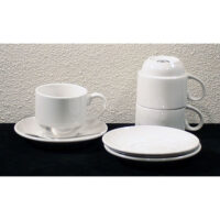 Koffiekop en schotel + lepeltje model Mammoet