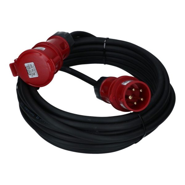 Krachtstroomkabel 380V 32A 5-aderig p/mtr