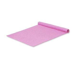 Loper roze met protectiefolie 1mtr breed p/mtr