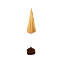 Parasol creme met voet (Ø 100cm)