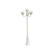 Parijse lantaarn witte lampen