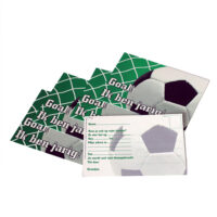 Uitnodiging Goal! Ik ben jarig! briefkaart