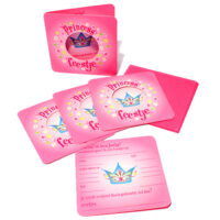 Uitnodiging Princess feestje met envelop