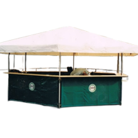 Paviljoen met biertap (groen)