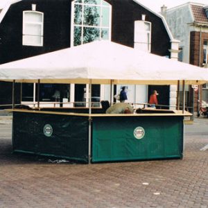 Paviljoen met biertap (groen)