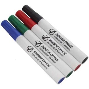 Markers (set 4 stiften)