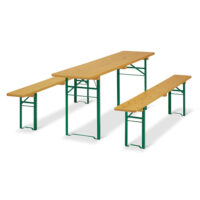 Houten Bierset / Picknickset 220x60cm
