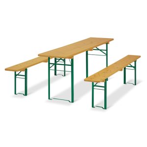 Houten Bierset / Picknickset 220x60cm