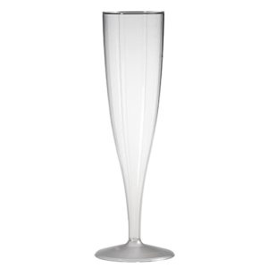 Polypropylene champagne glas 10cl (10 stuks)