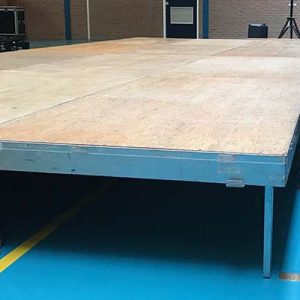Podiumdeel 1x2 mtr. 40 hoog (inhuur)