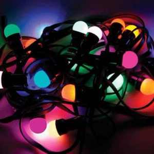 Prikkabel 6,5 meter gekleurd LED