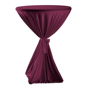 Statafelrok met strik bordeaux rood (excl. statafel)