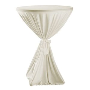 Statafelrok met strik creme (excl. statafel)