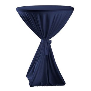 Statafelrok met strik marineblauw (excl. statafel)