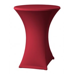 Statafelrok stretch bordeaux rood (excl. statafel)