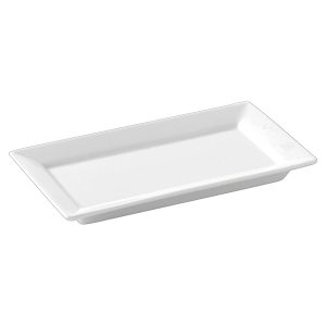Wit schaaltje 16x9cm