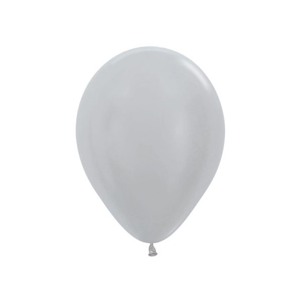 Sempertex ballonnen 481 Satin Silver 30cm (50 stuks)