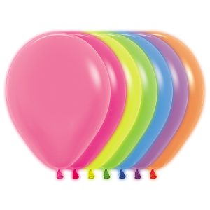 Sempertex ballonnen 200 Neon assorted 30cm (50 stuks)