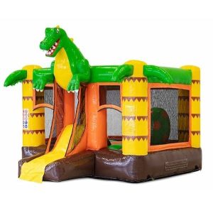Springkussen Bouncy Dino [zelf op- en afbouw]