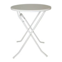 Statafel Ø 85cm wit