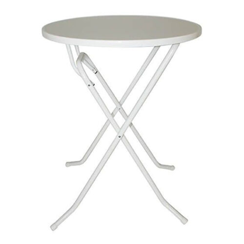 Statafel Ø 85cm wit