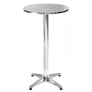 Statafel Ø 60cm RVS blad