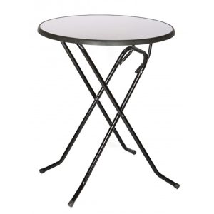 Statafel Ø 85cm zwart