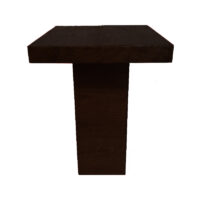 Statafel hout 80x80cm zwart