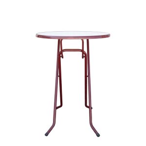 Statafel Ø 85cm rood