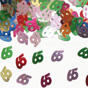 Tafeldecoratie 65 jaar