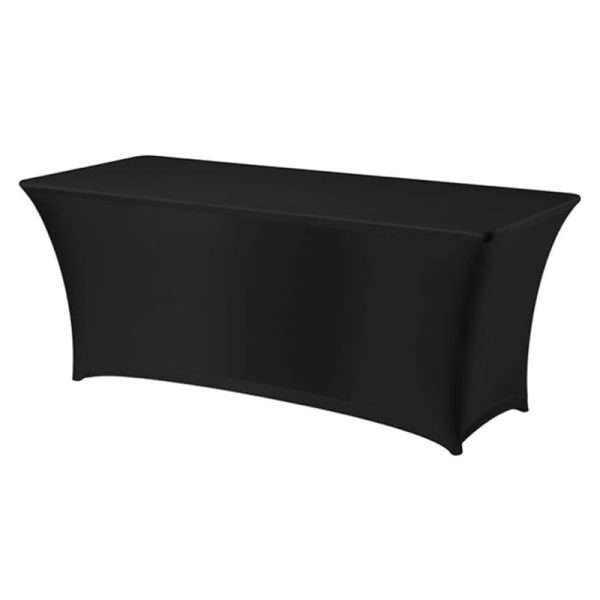 Tafelrok stretch 180x76cm (zwart)