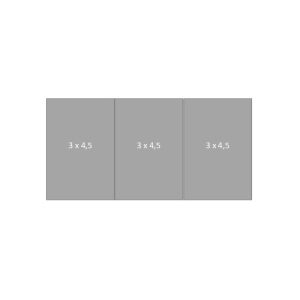 Easy-up tent 4,5 x 9 mtr wit/zwart (brandvertragend) [incl. op- en afbouw]