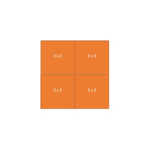 Easy-up tent 6 x 6 mtr wit/zwart (brandvertragend) [incl. op- en afbouw]