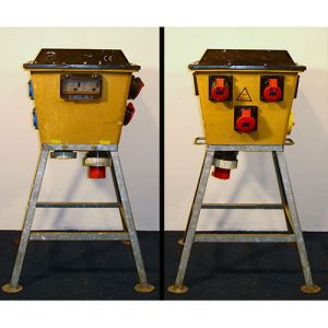 Krachtstroomverdeler 380V 63A geel
