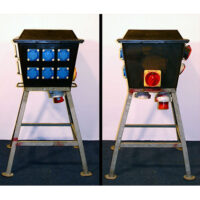 Krachtstroomverdeler 380V 63A zwart