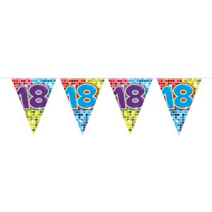 Vlaggenlijn 18 jaar blocks