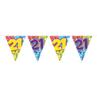 Vlaggenlijn 21 jaar blocks