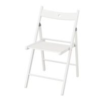Houten klapstoel wit