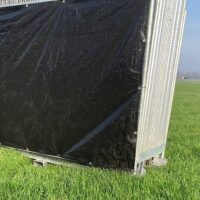 Evenementenhekken zwart 24 stuks