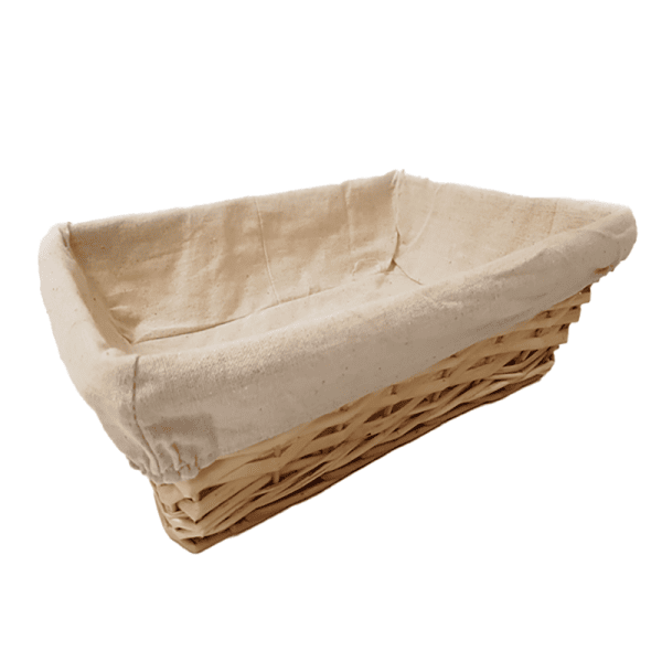 Broodmandje riet 23x23cm