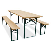 Houten Bierset / Picknickset 180x76cm