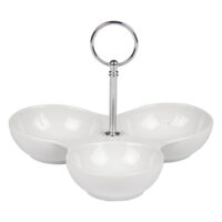 Dipschaal met 3 bakjes