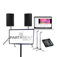 Karaoke set met 65inch scherm