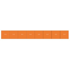 Easy-up tent 3 x24 mtr wit/zwart (brandvertragend) [incl. op- en afbouw]