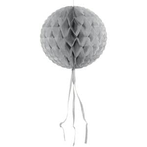Honeycomb Bol Zilver 30cm