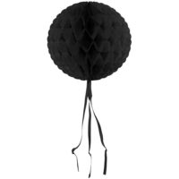 Honeycomb Bol Zwart 30cm