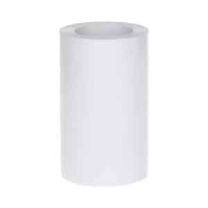 Openingslint PVC glossy wit 10cm p/mtr