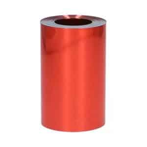 Openingslint PVC metallic rood 10cm p/mtr