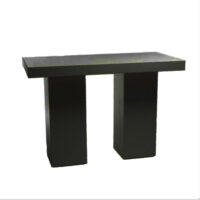 Statafel hout 160x80cm zwart