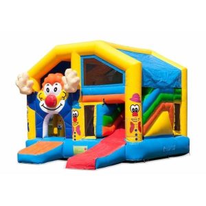 Springkussen Clown overdekt [zelf op- en afbouw]